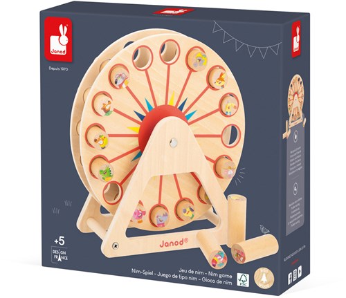 Janod wooden Ferris wheel Applepop - educational kids game