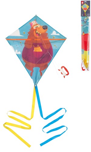 Janod kite Applepop - Bear - Outdoor kids toy kite-2