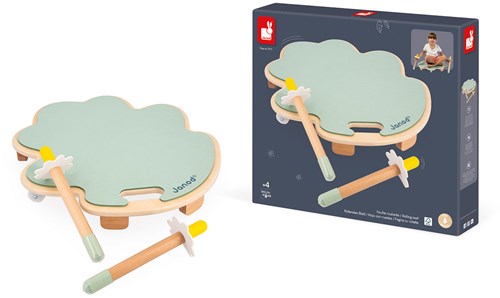 Janod Sweet Cocoon - Kids Skateboard - Wooden Balance Board-2