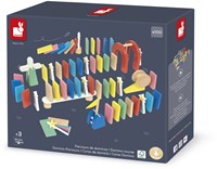 Janod wooden domino course - creative building toy for kids-2
