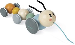 Janod Sweet Cocoon - Caterpillar pulling figure