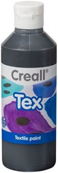 Creall textile paint black 250ml - fabric paint for clothes and crafts