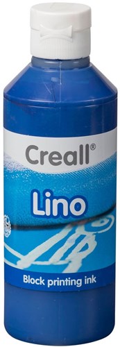 Creall lino ink dark blue 250ml - linoleum paint for printing-2