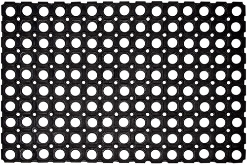 Hamat doormat rubber ring mat 40x60 cm black dirt trapper mat