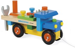Janod wooden truck construction kit educational toy