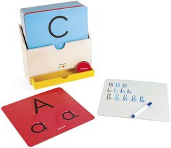 Janod educational toy - learn to write - wooden writing set for children
