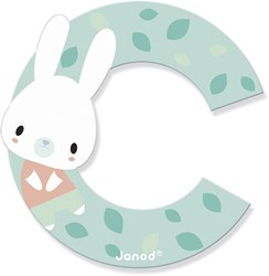 Janod wooden toy - Alphabet letter C educational