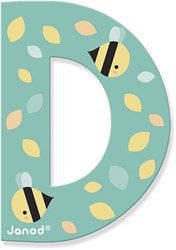 Janod wooden toy - Pure Alphabet letter D educational
