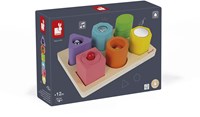 Janod wooden shape puzzle - sensory toy for children-2