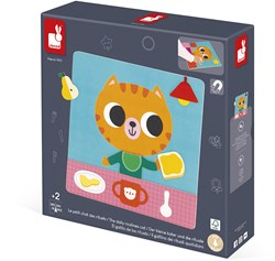 Janod magnetic game daily routines - educational toy with 30 magnets