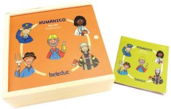 Beleduc educational puzzle game HUMANICO Professionals occupations