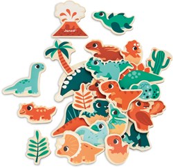 Janod Dino - Magnetic Toy Magnet Set Dinosaur FSC Wood