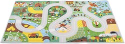Janod Playmat Countryside - Non-slip Play Rug with Circuit