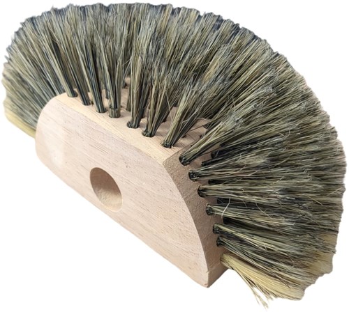 Pure hair duster FSC 100% white cleaning toy