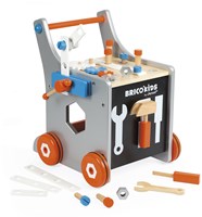 Janod Brico'kids - Magnetic DIY Trolley for Children - Wooden Toy