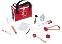 Janod - Doctor's Bag wooden toy with accessories - doctor's kit for kids