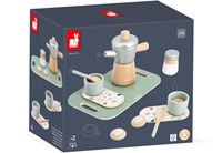 Janod wooden coffee set - Italian moka pot playset for kids-2
