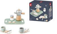 Janod wooden coffee set - Italian moka pot playset for kids-3