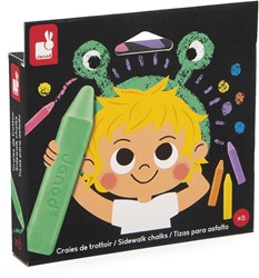 Janod sidewalk chalk - creative outdoor toy for kids