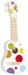 Janod Confetti - Ukulele for Kids - Colorful Wooden Musical Instrument