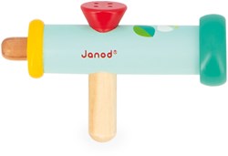 Janod wooden trumpet Gioia - colorful musical instrument for kids