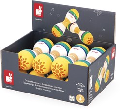 Janod Gioia - Double Maracas - Musical Toy Wooden Kids