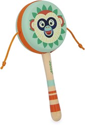 Janod wooden monkey drum - Gioia musical instrument for kids