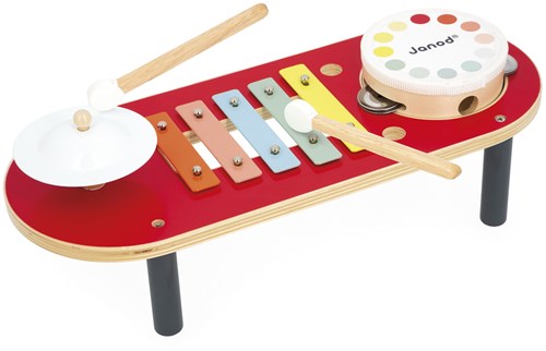 Janod musical table - wooden music toy for children-3
