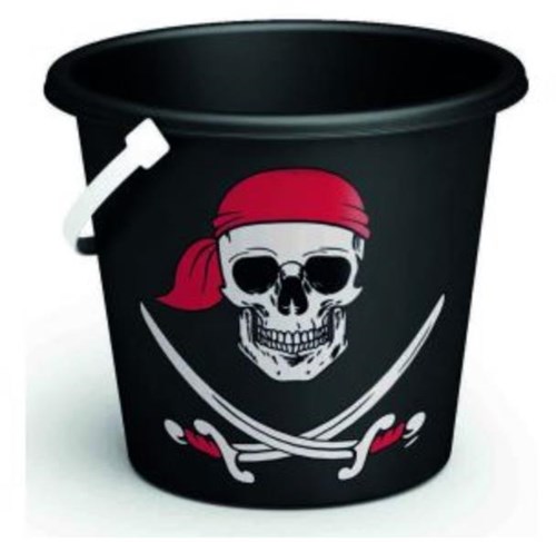 Adriatic bucket beach toy pirate Ø18cm sand
