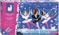 Janod craft set neon glitter ballerina creative toy