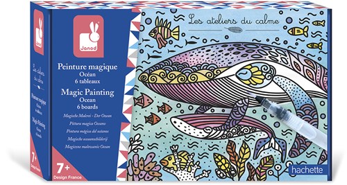 Janod painting - Magic ocean painting craft set for kids