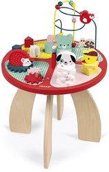 Janod wooden activity table - Baby Forest - interactive toy