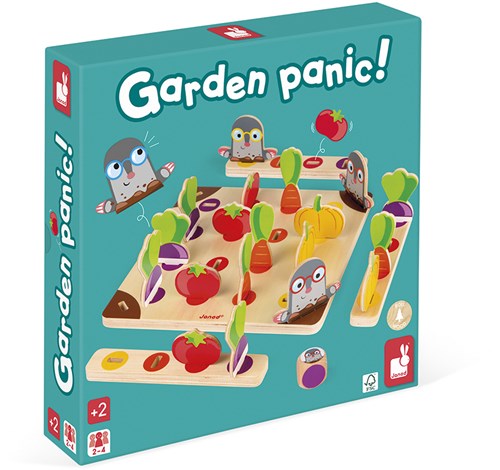 Janod board game - educational kids game Garden Panic!-2
