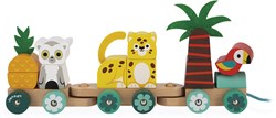 Janod Tropik Pulling Stick Train Tropical Express