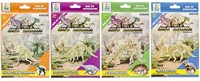 3D dino puzzle cardboard construction set for kids educational toy-2