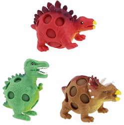 Dino squeeze toy fidget - World of Dinosaurs squishy stress ball
