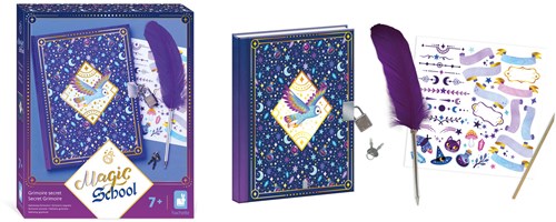 Janod Atelier - Magic school - Spellbook diary with lock and pen-2
