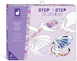 Janod drawing kit - Fantasy step by step drawing - creative toy for kids