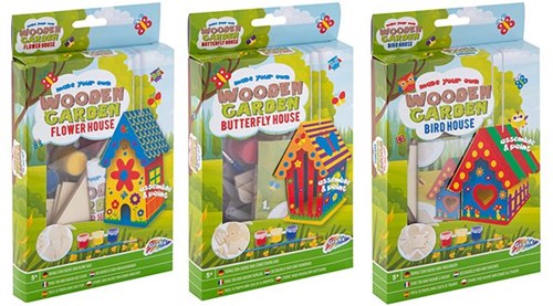 Creative Craft Group wooden birdhouse craft set for kids garden