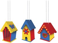 Creative Craft Group wooden birdhouse craft set for kids garden-2