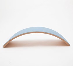 Wobbel balance board Starter with felt Sky blue FSC wood toy