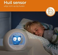 Zazu night light Lou owl blue - LED children's lamp with sound sensor-2