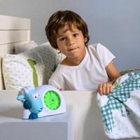 Zazu night light Lou owl blue - LED children's lamp with sound sensor-3