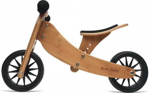Kinderfeets 2-in-1 wooden balance bike & tricycle from 1 year Tiny Tot - Bamboo-3