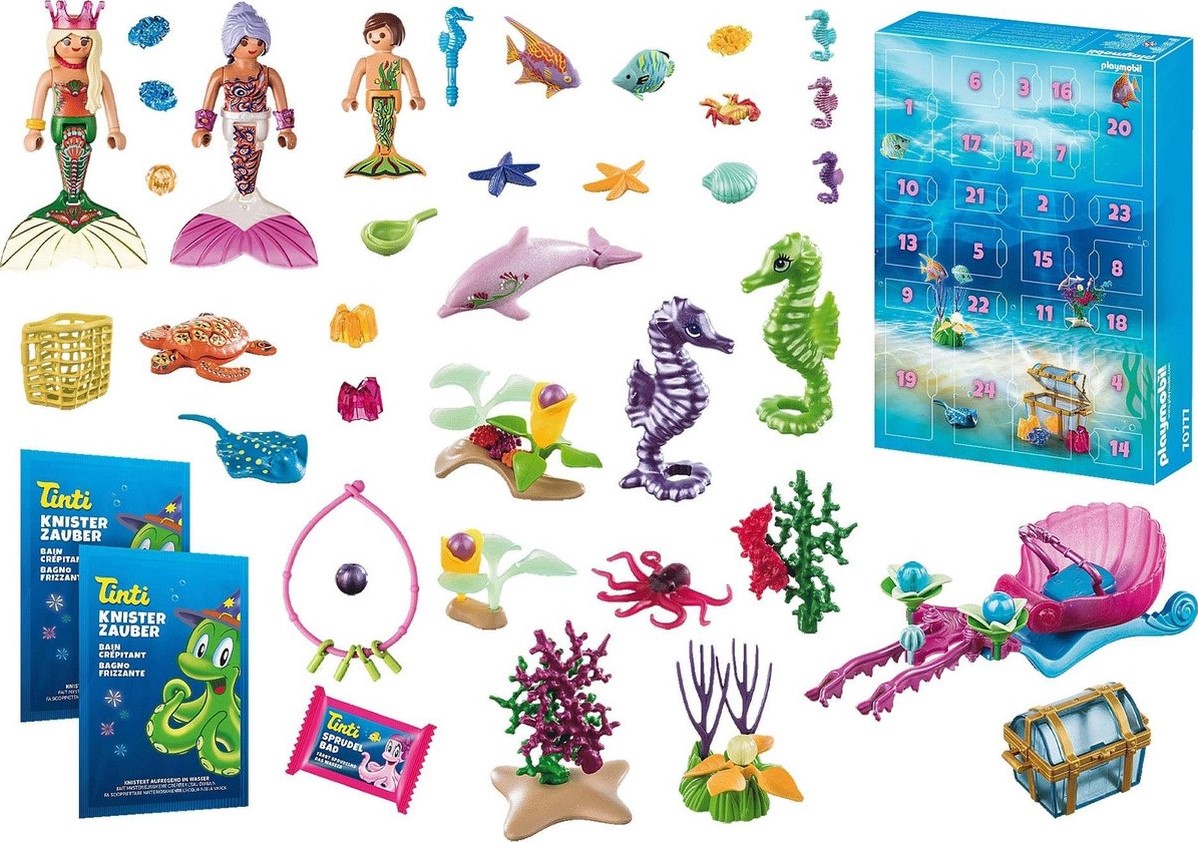 Playmobil 70777 Advent Calendar Bathtime Fun Magical Mermaids