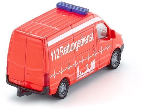SIKU Ambulance toy car red - emergency vehicle for kids-3