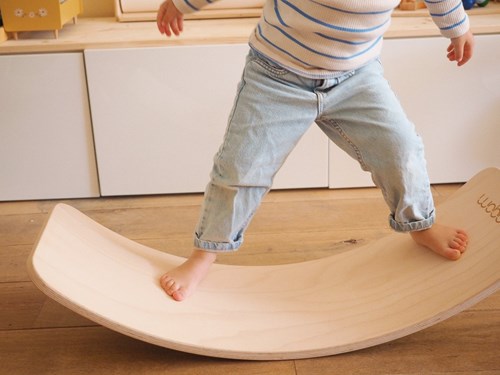 Wobbel balance board Original beechwood without felt FSC certified