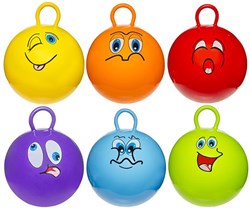 Skippyball 45cm ass. in bag 4743