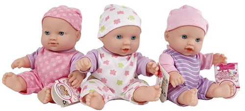 Baby doll toy 20 cm - 3 assorted - colorful gift for kids
