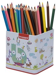Bruynzeel colored pencils set - 60 pieces in tin case - multi colors